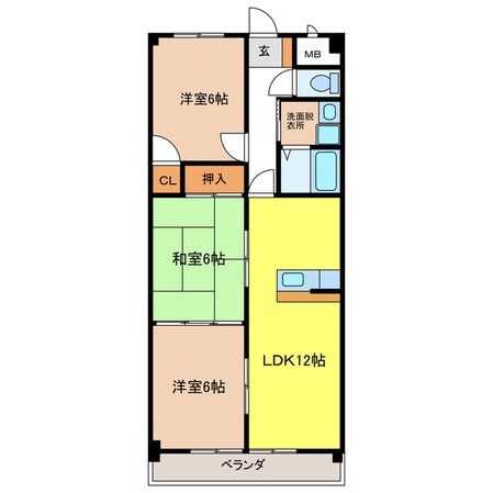 アーバンヒルズ長山の物件間取画像